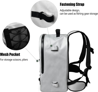 27QT Waterproof Fishing Backpack