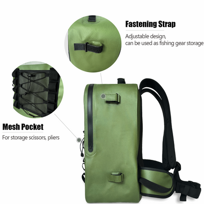 27QT Waterproof Fishing Backpack